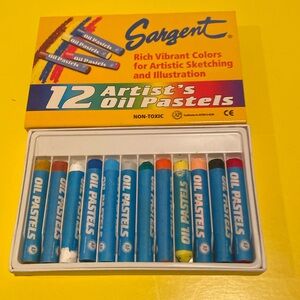 Sargent Artist’s Oil Pastels, quantity 12, slightly used